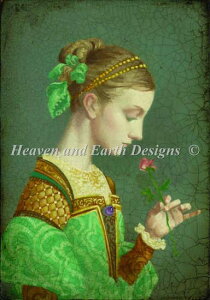 イNXXeb``[g HAED t@[XgE[Y Heaven And Earth Designs A James C Christensen } Mini First Rose Sʎh ㋉