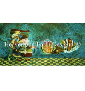 James Christensen �N���X�X�e�b�`�h���イ�`���[�g Heaven And Earth Designs �}�� �yMini Professional Fish Walker�z HAED