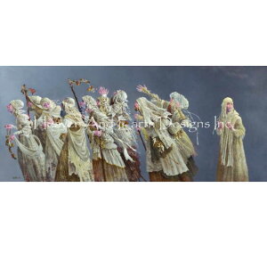 �����イ�N���X�X�e�b�`�`���[�g HAED ���� Heaven And Earth Designs James C Christensen �}�� Ten Lepers �S�ʎh�� �㋉��