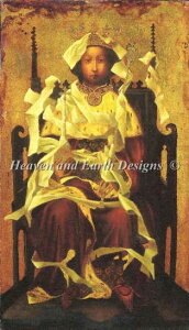 HAED �����イ�N���X�X�e�b�`�}�� �� Heaven And Earth Designs James C Christensen �`���[�g Who tpd The King �S�ʎh�� �㋉��
