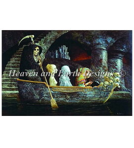�}�Ă����イ�N���X�X�e�b�` HAED �Ŋ��̏�Ԍ� Heaven And Earth Designs James C Christensen �S�ʎh�� The Last E Ticket Ride �`���[�g �㋉��