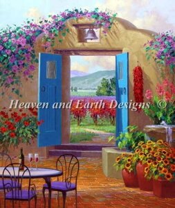 �����イ�}�ăN���X�X�e�b�`�`���[�g HAED �����Ƃ肷��悤�Ȓ��� Heaven And Earth Designs �A�� Mikki Senkarik �㋉�� Charming Courtyard �S�ʎh��