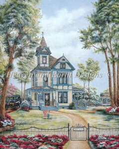 �����イ�N���X�X�e�b�`�}�� HAED �u�����g�E�b�h�̃r�N�g���A���z�[�� Heaven And Earth Designs Kay Lamb Shannon �㋉�� Brentwood Victorian Home �S�ʎh��
