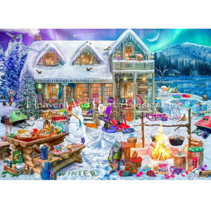 hJNXXeb`} HAED ~̏ƉƑ A Aimee Stewart ㋉ Supersized Family Winter Cabin Max Colors Sʎh `[g nCx