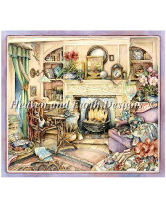 HAED hイNXXeb``[g gFT̃GuC_[ Heaven And Earth Designs A Kim Jacobs ㋉ Fireside Embroidery } Sʎh