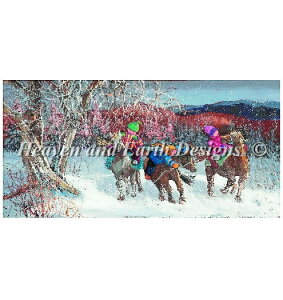 HAED �N���X�X�e�b�`�����イ�}�� �����O�E���C�_�[ Heaven And Earth Designs �A�� Pauline Pacquin �㋉�� Young Riders �S�ʎh��