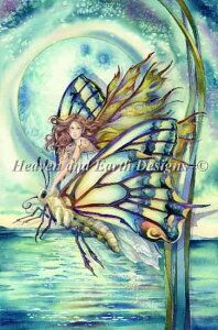 クロスステッチ図案 チャート HAED 手芸 上級者 【バタフライ・フェアリー】 Mini Butterfly Fairy