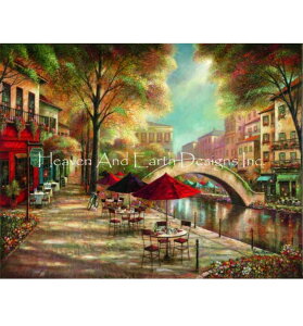 Ruane Manning �N���X�X�e�b�`�}�� �`���[�g HAED ��| �㋉�� �yMini Riverwalk Charm�z Heaven And Earth Designs �A�� �㋉�� ���i �X�H�� �� ��