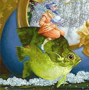 �N���X�X�e�b�`�����イ�}�� James C Christensen ���̉ԉ� Heaven And Earth Designs �A�� QS Bride Fish