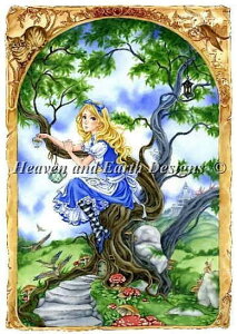 NXXeb`イ} svc̍̃AX Heaven And Earth Designs A Meredith Dillman ㋉ Alice in Wonderland