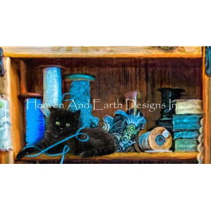 �N���X�X�e�b�`�����イ�}�� �q�L�V�� Heaven And Earth Designs Aimee Stewart �㋉�� QS Kitty Heaven �S�ʎh��