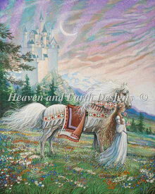 ししゅうクロスステッチ図案 空飛ぶ風 Heaven And Earth Designs 輸入 Richard Jesse Watson 上級者 Flying Wind 全面刺し