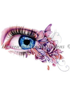 HAED クロスステッチししゅう図案 目に涙がなかったら Heaven And Earth Designs 輸入 Kate Powell 上級者 If The Eyes Had No Tears