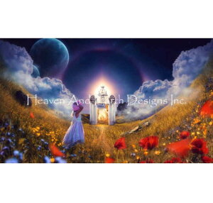 �N���X�X�e�b�`�����イ�`���[�g ���̐��E�֌q���铹 Heaven And Earth Designs �A�� Tatyana Haustova �S�ʎh�� The Path To Another World