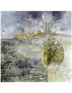 �y��z �N���X�X�e�b�` �h�J �`���[�g Heaven And Earth Designs ��| *Cicada*