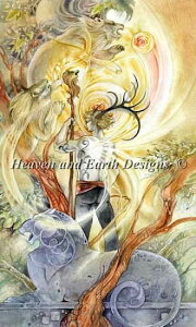 �N���X�X�e�b�`�h�J�`���[�g HAED ��| �y�����h�̃L���O�z Tarot King of Wands