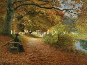 Hans Anderson Brendekilde  yA Wooded Path In Autumnz p G |pi HAED NXXeb` hイ } Heaven And Earth Designs CO A `[g