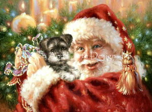 Dona Gelsinger NXXeb`hイ`[g HAED } yQS Schnauser For Christmasz Heaven And Earth Designs A ㋉ CO NX}X T^ T^N[X   Ck