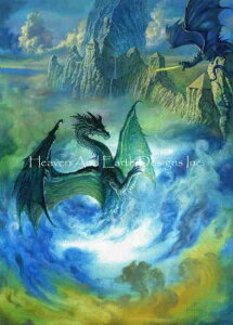 Ciruelo Cabral クロスステッチ刺しゅうチャート HAED 図案 【Chintamani】 Heaven And Earth Designs 輸入 上級者 海外 ドラゴン 竜 龍