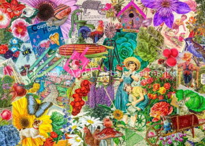 Lars Stewart NXXeb` } hイ `[g yGardening Collagez Heaven And Earth Designs A ㋉ K[fjO   t  