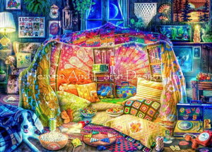 Aimee Stewart �N���X�X�e�b�` �}�� �h���イ �`���[�g �y Blanket Fort / Blanket Fort Max Colors �z Heaven And Earth Designs �A�� �㋉�� ���� �閧��n