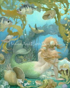 Christina P. Wyatt �N���X�X�e�b�` �}�� �h���イ �`���[�g �ySea Of Jewels�z Heaven And Earth Designs �A�� �㋉�� �l�� �}�[���C�h �� �t�B�b�V�� �C �[�C