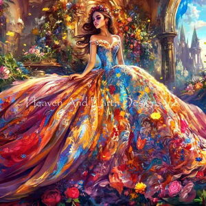 Jenoviya Art �N���X�X�e�b�` �}�� �h���イ �`���[�g �y I See You In My Dreams / I See You In My Dreams Max Colors �z Heaven And Earth Designs �A�� �㋉�� �h���X ����