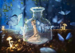 Jessica Allain �N���X�X�e�b�` �}�� �h���イ �`���[�g �yCaptured Wings�z Heaven And Earth Designs �㋉�� �d�� �t�F�A���[
