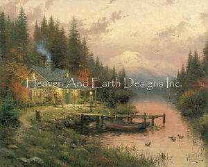 Thomas Kinkade NXXeb`} `[g HAED | ㋉ yThe End of a Perfect Day Max Colorsz Heaven And Earth Designs A ㋉ i  R R V