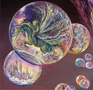 クロスステッチ図案 チャート HAED 手芸 上級者 【ペガサスと泡の城】 QS Pegasus and Castle Bubble