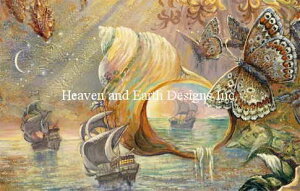 Josephine Wall NXXeb`hJ`[g HAED } yQS Ships and Shell Request A Sizez Heaven And Earth Designs