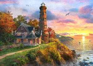 Dominic Davison NXXeb` } hイ `[g Heaven And Earth Designs y Supersized Sunset Lighthouse Max Colors z A ㋉ i C