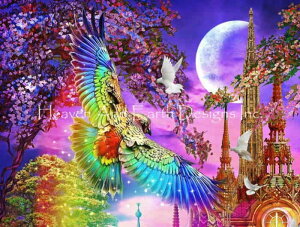 Heaven And Earth Designs �N���X�X�e�b�`�}�� �`���[�g �y���C���{�[�E�L���b�X���z QS Rainbow Castle