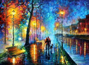 Leonid Afremov �N���X�X�e�b�` �}�� �h���イ �`���[�g �y Melody Of The Night / Melody Of The Night Max Colors �z Heaven And Earth Designs �A�� �㋉�� ���i ��i �U�� ���l �J�b�v��