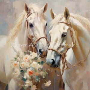 Irena Orlov �N���X�X�e�b�`�h���イ�`���[�g HAED �}�� �y Equine Elegance �z Heaven And Earth Designs ��� �㋉�җl���� ���� �n �E�} ���n