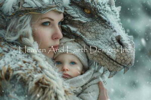 Dragon Muse クロスステッチ刺しゅうチャート HAED 図案 【 Future Jarl Request A Size 】 Heaven And Earth Designs 難しい 輸入 上級者 親子 母子 家族 ドラゴン 龍 竜