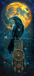 Jeff Haynie �N���X�X�e�b�` �h���イ �`���[�g HAED �}�� �y Mini Wisdom Raven �z Heaven And Earth Designs �A�� �㋉�� ���炷 �� �J���X