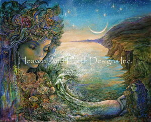 Josephine Wall NXXeb` hイ `[g HAED } y Amphitite z Heaven And Earth Designs A ㋉ _