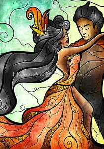 Mandie Manzano �N���X�X�e�b�` �h���イ �`���[�g HAED �}�� �y Latin Dancers �z Heaven And Earth Designs ��� �㋉�� �_���X �Ќ��_���X