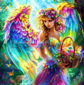 Jenoviya Art NXXeb` hイ `[g HAED } y Rainbow Angel JA / Rainbow Angel JA Max Colors z Heaven And Earth Designs  ㋉ Vg GWF