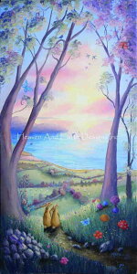 Rachael Blackwell クロスステッチ 刺しゅう チャート HAED 図案 【 Hares On Holiday / Hares On Holiday Max Colors 】 Heaven And Earth Designs 難しい 上級者 風景 海 うさぎ