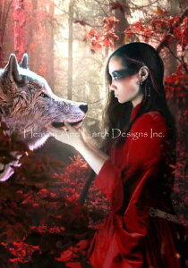 Alexandra V. Bach �N���X�X�e�b�` �}�� �h���イ �`���[�g �y Wolf Spirit AVB �z Heaven And Earth Designs �A�� �㋉�� �������� �T �I�I�J�~