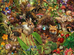 Jena Della Grottaglia -Maldonaldo �N���X�X�e�b�` �}�� �h���イ �`���[�g �y Enchanted Forest Grove �z Heaven And Earth Designs �㋉�� ���� �A�j�}�� �X ������