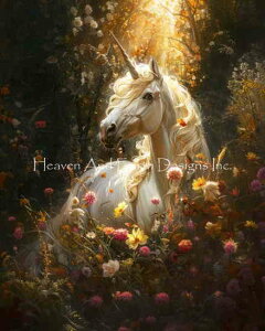 Dragon Muse クロスステッチ 図案 刺しゅう チャート 【 Mini Fortuna 】 Heaven And Earth Designs 輸入 上級者 ユニコーン ペガサス