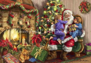 Interlitho Licensing NXXeb` } hイ `[g y Visiting Santa z Heaven And Earth Designs A ㋉ NX}X  T^ T^N[Y