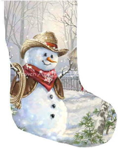 Dona Gelsinger NXXeb` hイ `[g HAED } y Stocking Cowboy Snowman Flipped z Heaven And Earth Designs A ㋉ i Ⴞ Xm[}