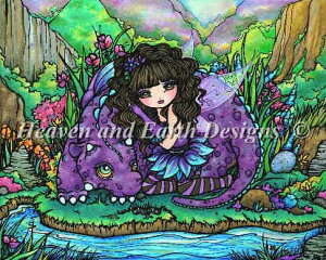 Hannah Lynn �N���X�X�e�b�` �}�� �h���イ �`���[�g �y Alicia Aliana �z Heaven And Earth Designs �㋉�� ���b �t�F�A���[ �d��