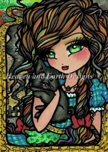 Hannah Lynn �N���X�X�e�b�` �}�� �h���イ �`���[�g �y Home Sweet Home Dorothy �z Heaven And Earth Designs �㋉��