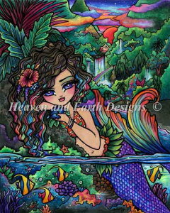 Hannah Lynn NXXeb` } hイ `[g y Mini Maui Mermaid z Heaven And Earth Designs A ㋉ l }[Ch