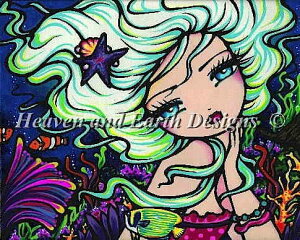 Hannah Lynn �N���X�X�e�b�` �}�� �h���イ �`���[�g �y Mini Nelli �z Heaven And Earth Designs �A�� �㋉�� �l�� �}�[���C�h